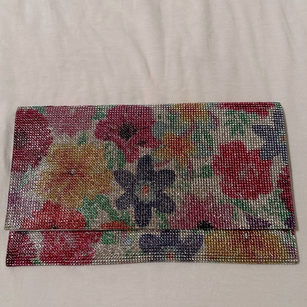 Nina Multicolor Floral Clutch